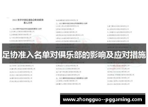 足协准入名单对俱乐部的影响及应对措施